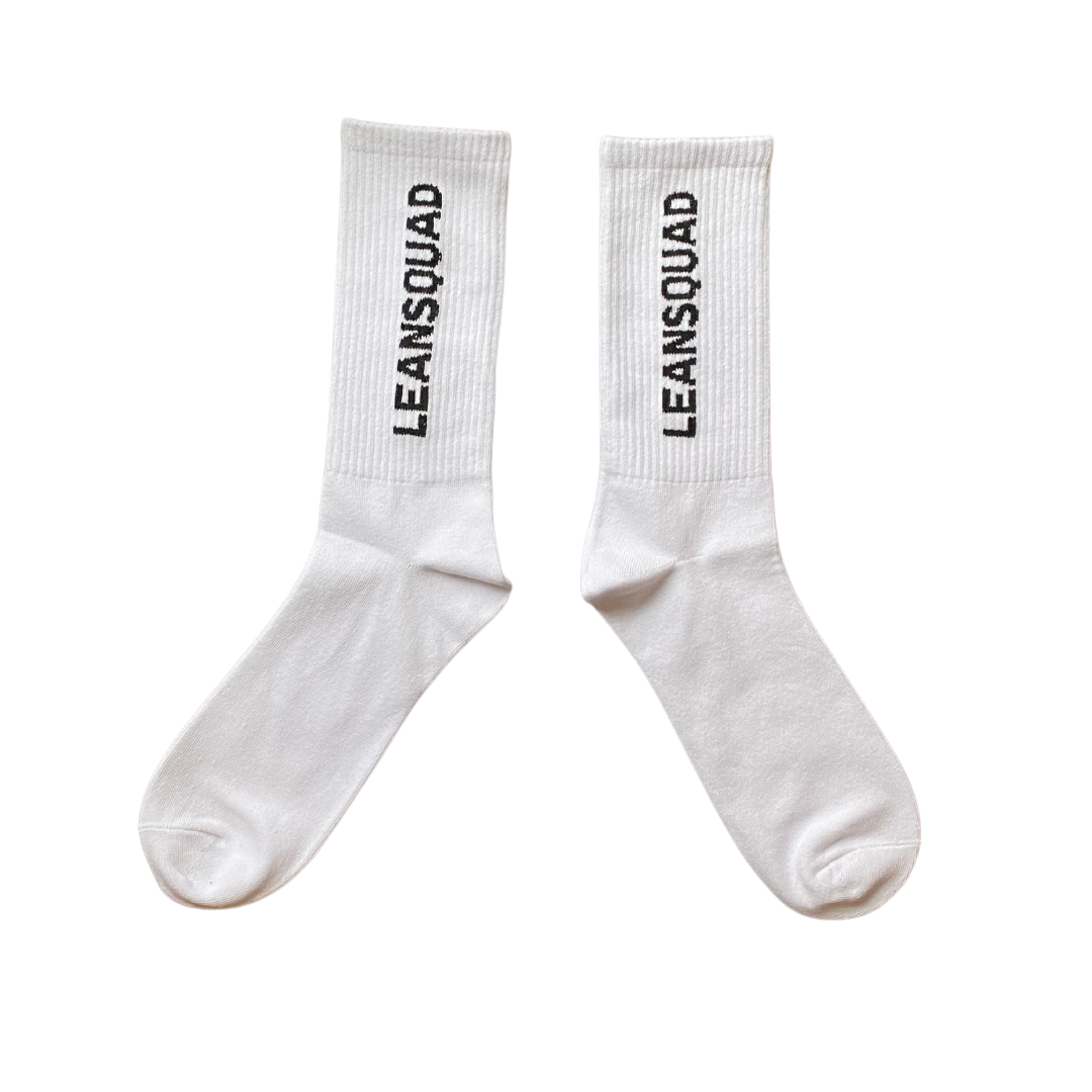 LEANSQUAD Socks (White)