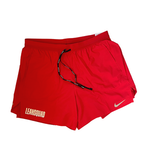 LEANSQUAD X Nike Flex Stride Men's 5 Inch Short Red