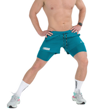 Load image into Gallery viewer, LEANSQUAD X Nike Flex Stride Men&#39;s 5 Inch Short TEAL