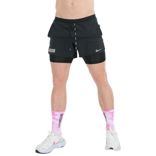 LEANSQUAD X Nike Flex Stride Men's 7 Inch Short BLACK