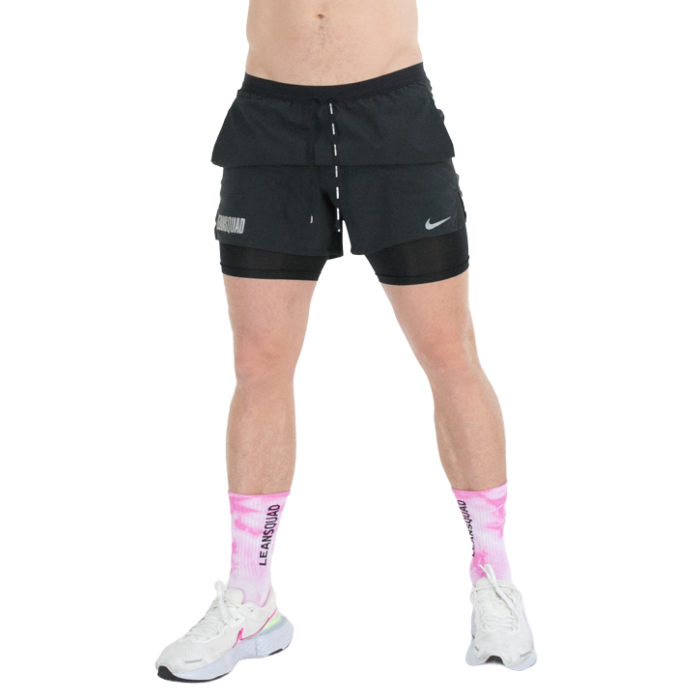 LEANSQUAD X Nike Flex Stride Men's Inch Short BLACK