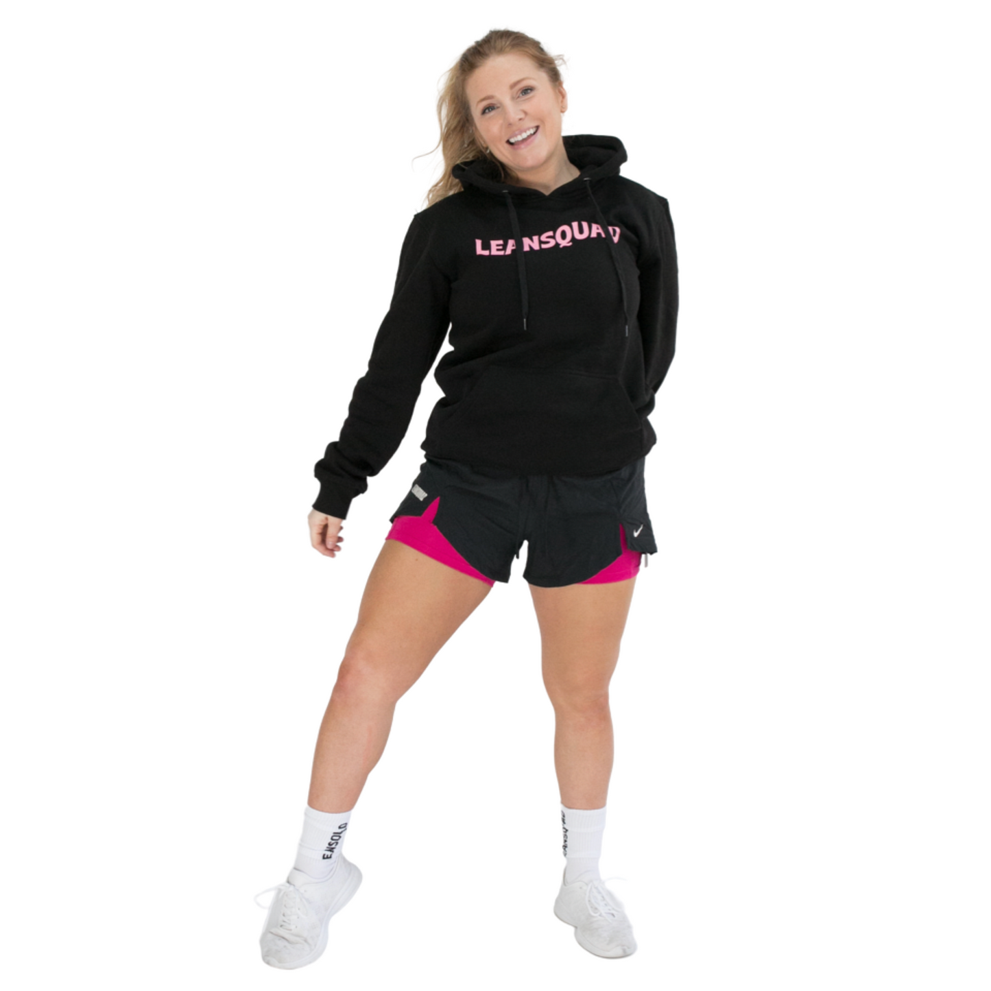 LEANSQUAD X Nike Flex Essential Women's Short BLACK & PINK