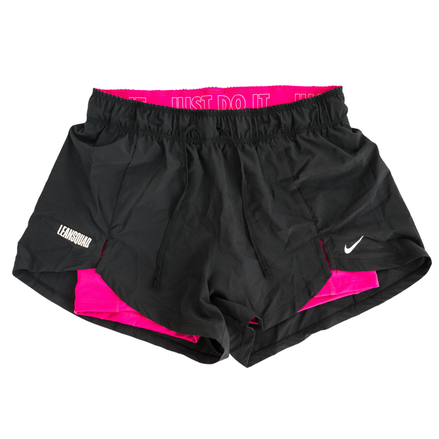 LEANSQUAD X Nike Flex Essential Women's Short BLACK & PINK