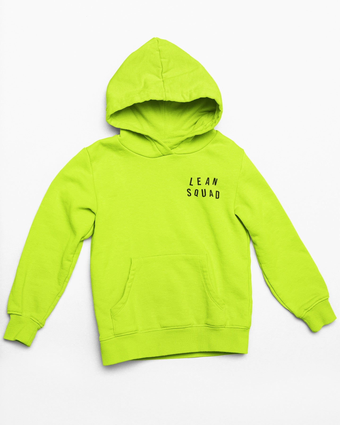 LEANSQUAD HOODIE - SAFETY GREEN